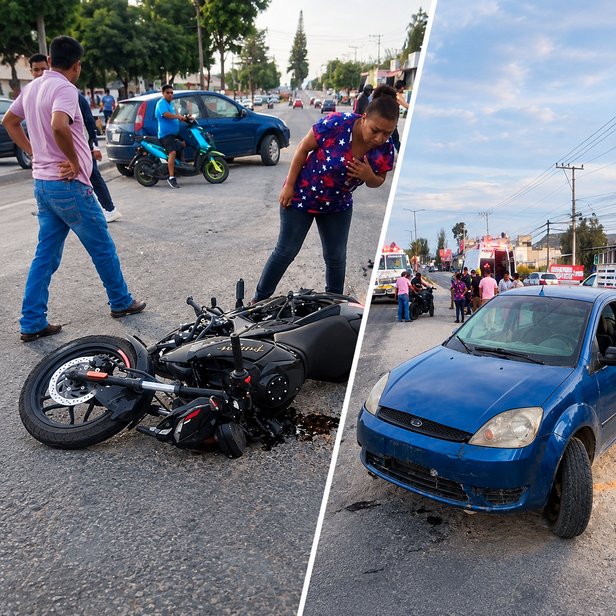 Adolescente motociclista resulta lesionado tras choque en Ixmiquilpan Post feature image