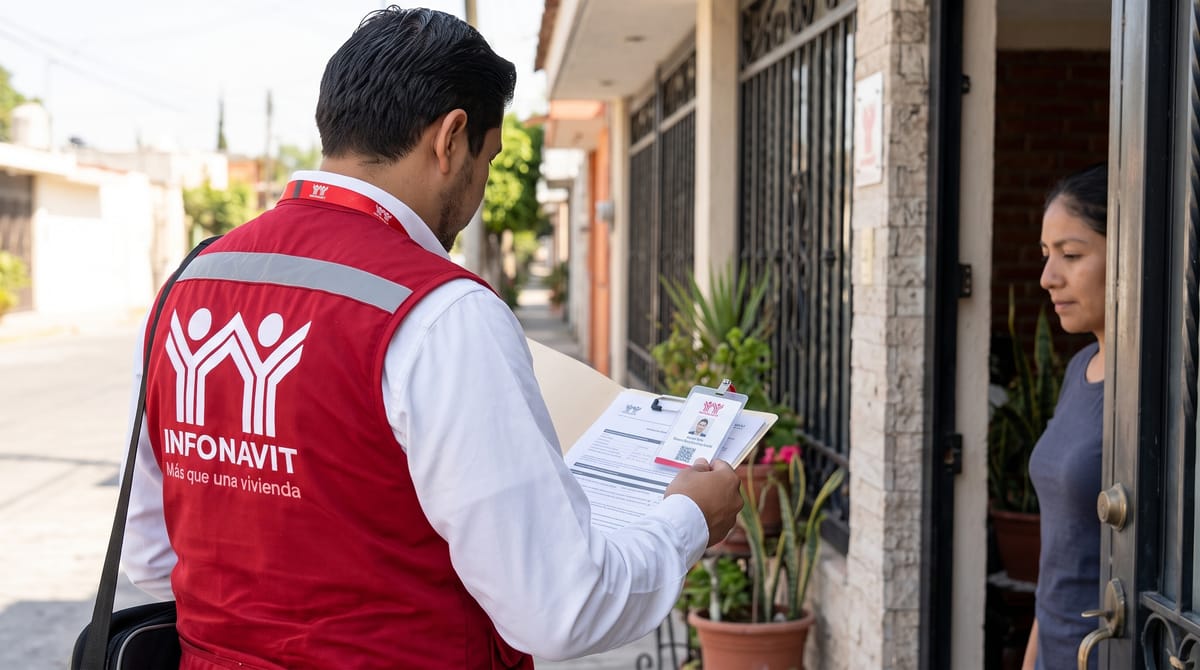 Infonavit visitará a acreditados con adeudos; así puedes identificar a sus asesores Post feature image