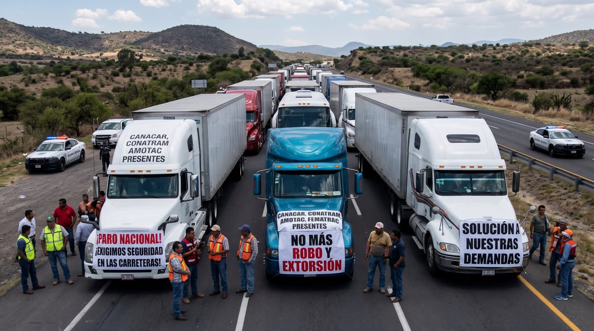 Transportistas de Hidalgo anuncian paro indefinido a partir del 26 de octubre Post feature image