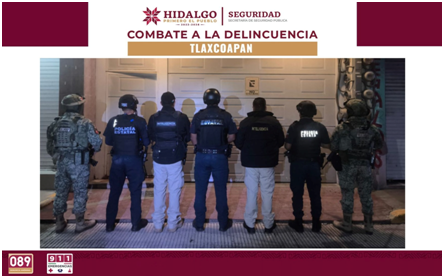 Cateo en Tlaxcoapan deja armas, drogas y equipo táctico asegurados Post feature image