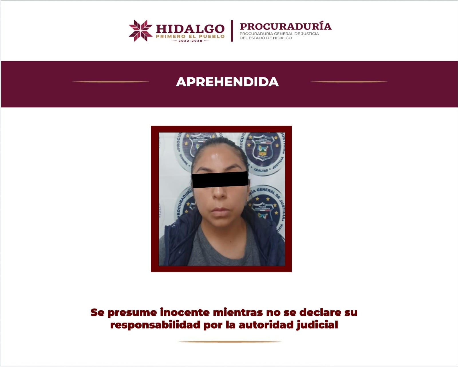 Capturan a mujer, era buscada por robo agravado en CDMX