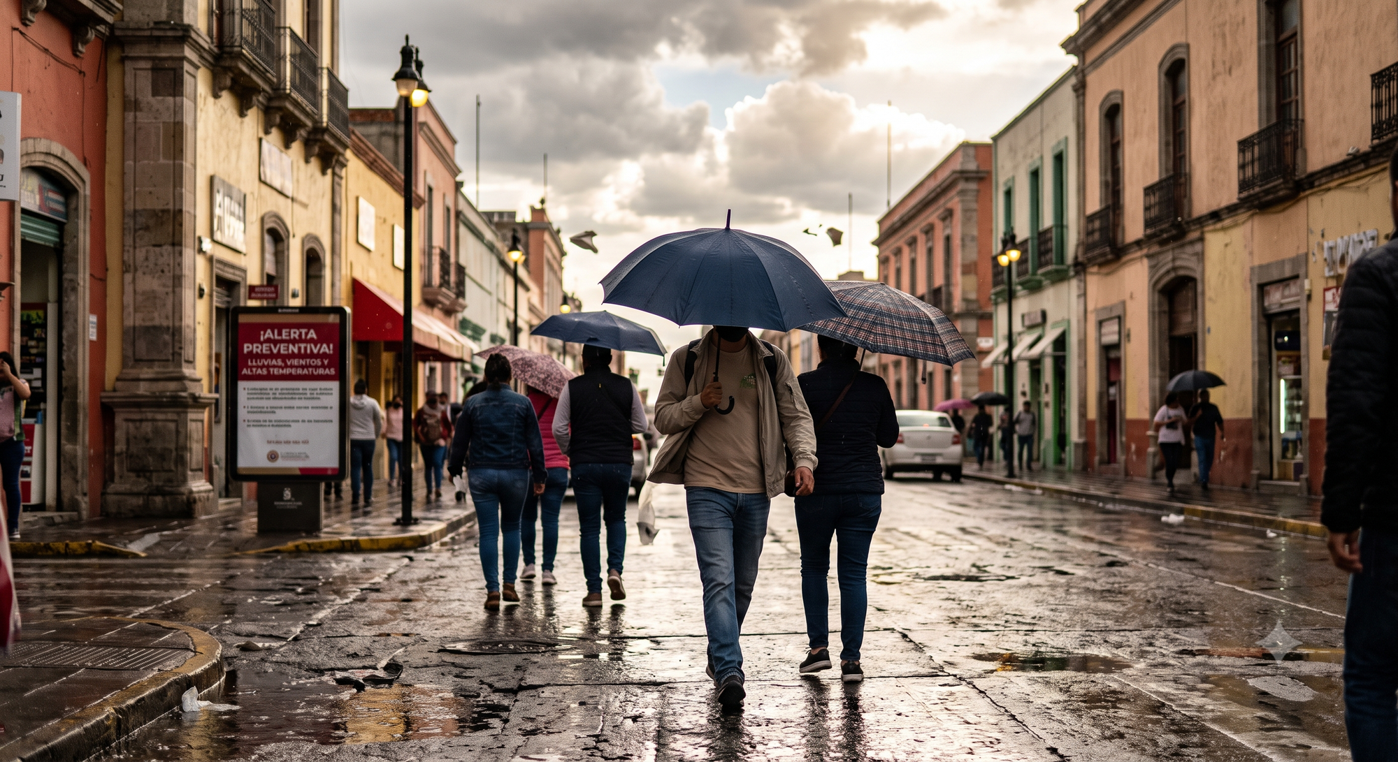Protección Civil alerta por lluvias, fuertes vientos y altas temperaturas en Hidalgo