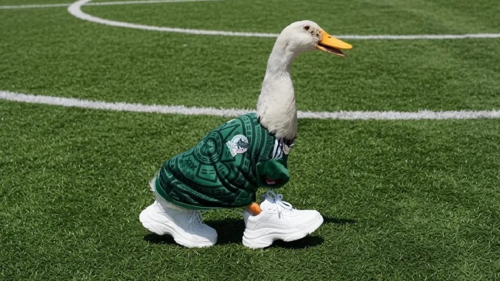 El pato Merlín llega a las pasarelas de moda