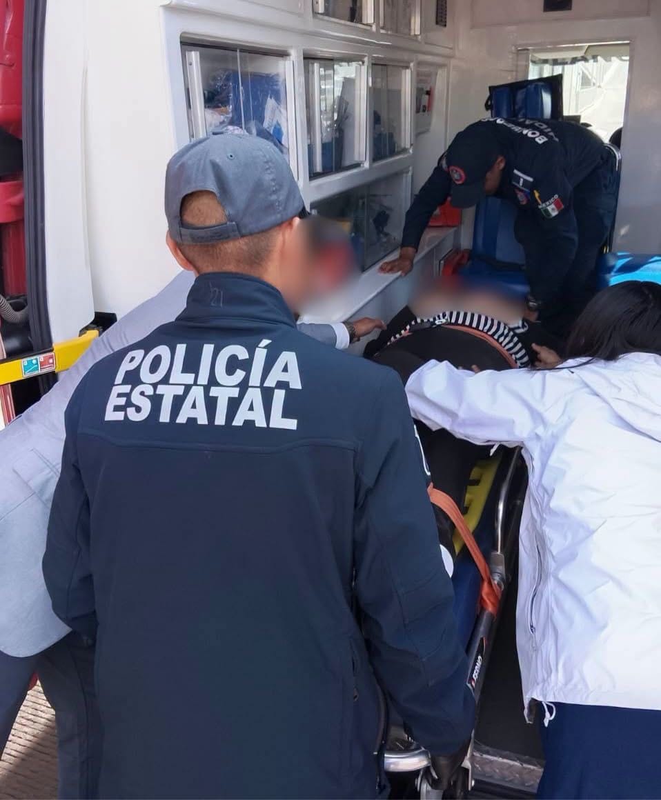 Activan Código Ámbar por emergencia médica en estación del Tuzobús en Pachuca
