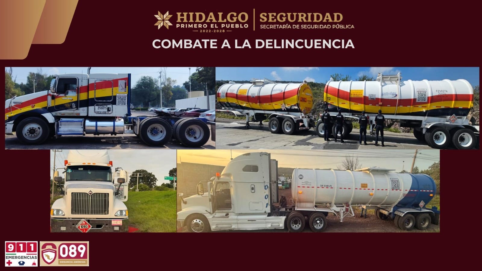Recuperan 90 mil litros de hidrocarburo robado en Tula y Singuilucan