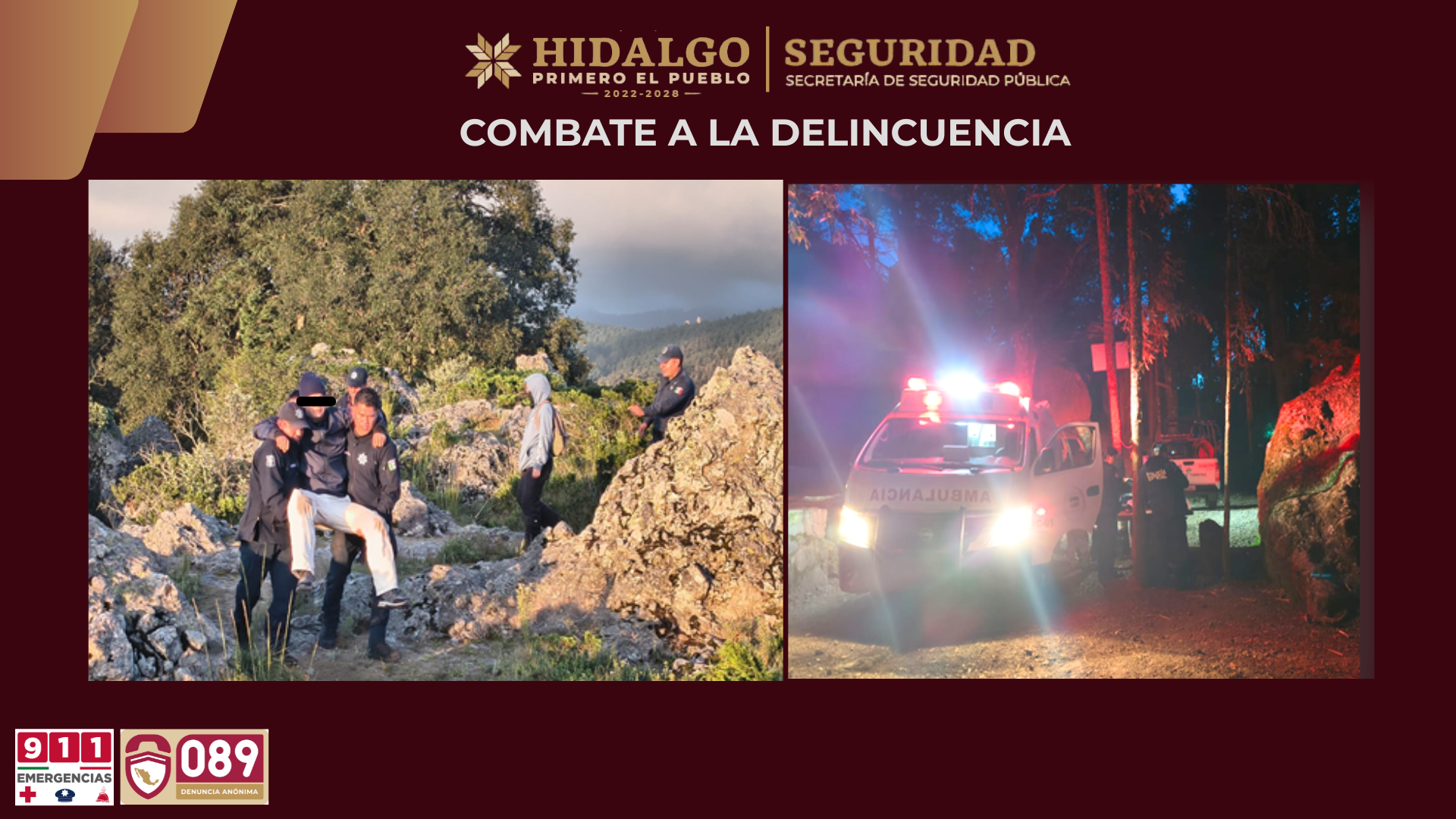 Rescatan a dos personas extraviadas en Mineral del Chico