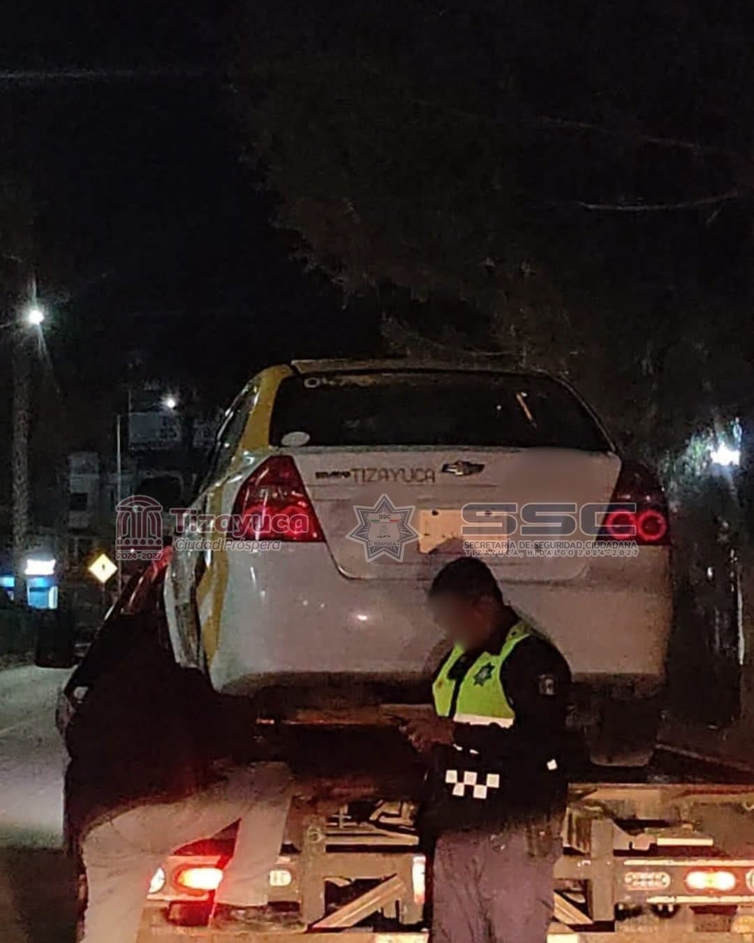 Taxista choca en Tizayuca y queda a disposición del Juez Cívico imagen destacada