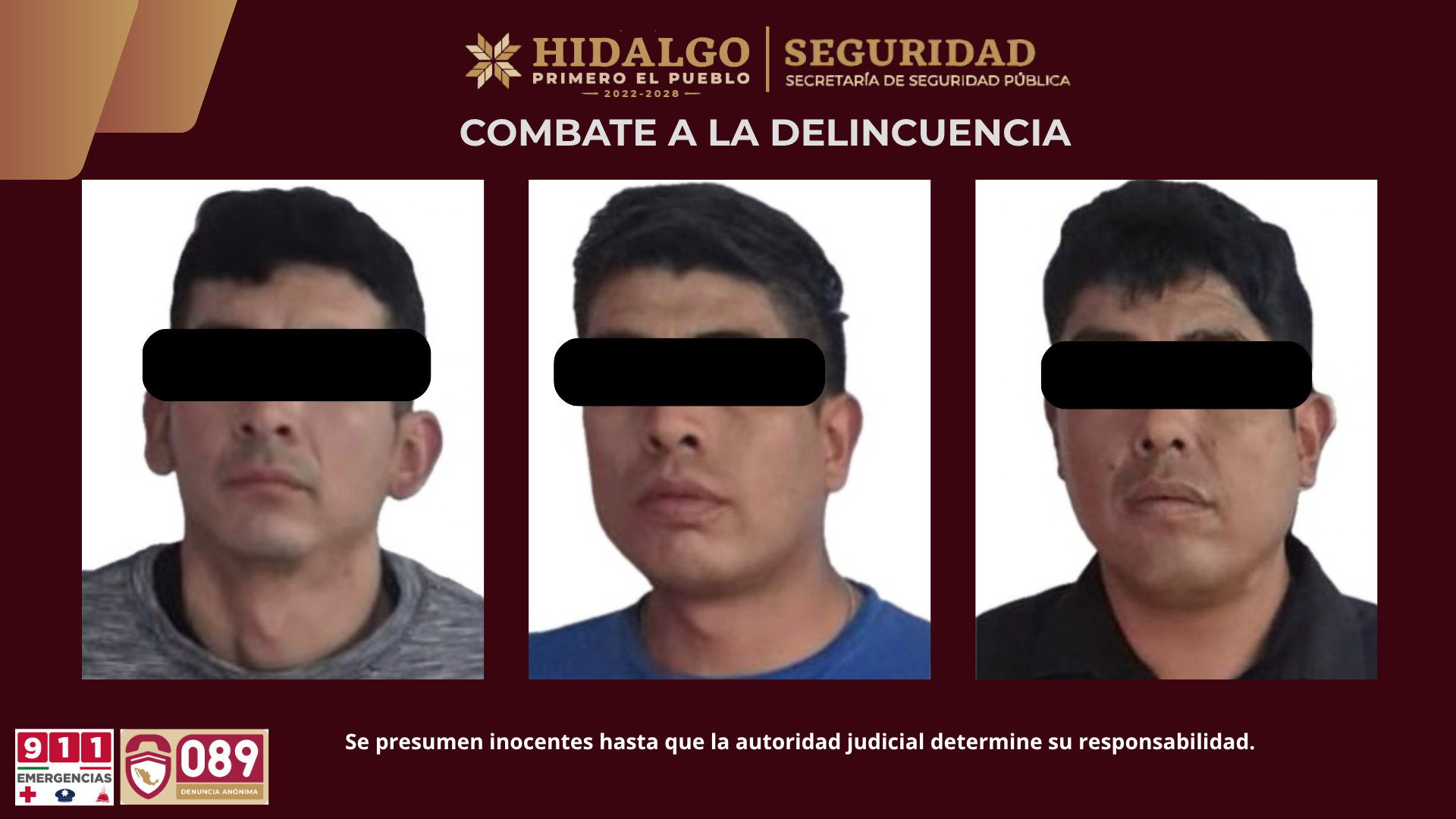 Detienen a tres hombres tras presunto asalto a tienda de alimentos para mascotas en Epazoyucan imagen destacada