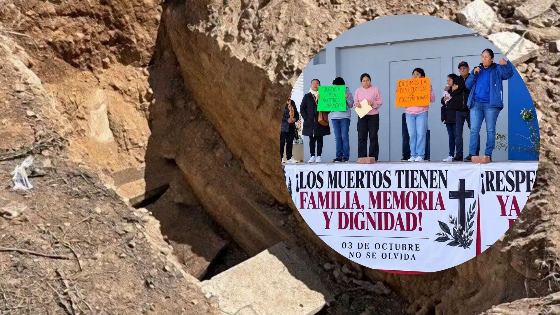 Exhumación de dos tumbas en Atotonilco de Tula genera investigaciones y versiones encontradas imagen destacada