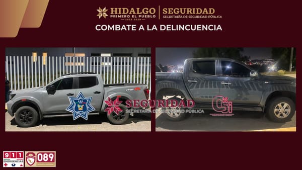 Operativo en Huichapan deja cinco detenidos