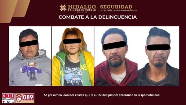 Detienen a cuatro personas por presuntos robos a negocios en Mineral de la Reforma