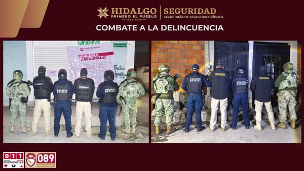 Detienen a cinco presuntos distribuidores de droga en Tolcayuca