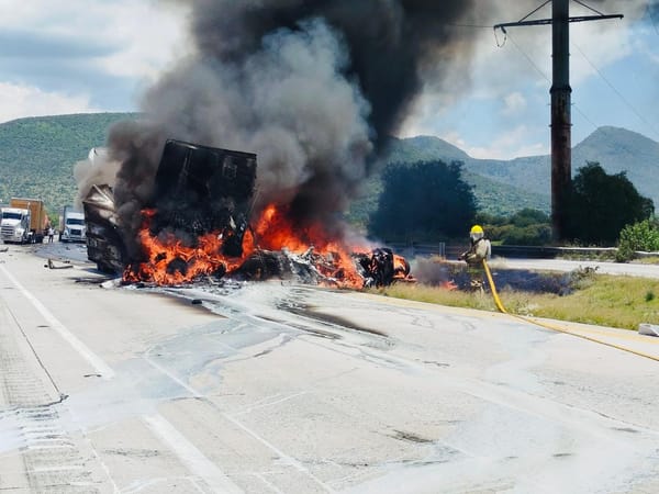 Fuerte accidente en el Arco Norte