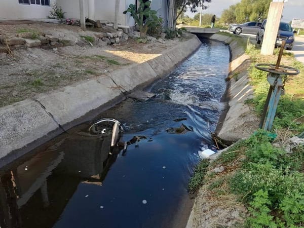 Hombre muere tras caer accidentalmente a un canal en Ixmiquilpan