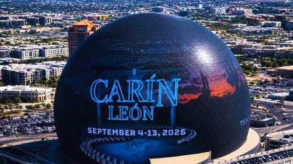 Carín León hace historia en las Vegas