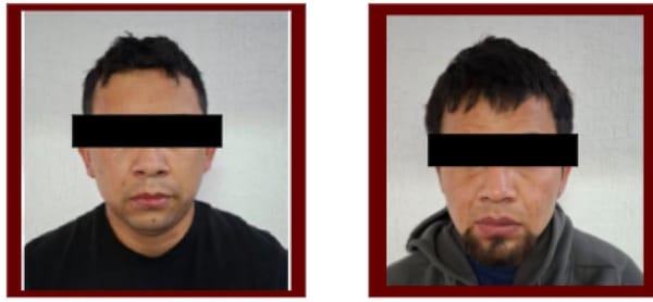 Detienen a dos hombres con presuntas drogas