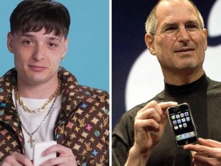 Peso Pluma pide ayuda a Steve Jobs; usuarios le recuerdan que ya murió