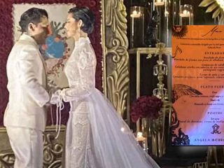 Estas son las imágenes de la boda de Ángela Aguilar y Christian Nodal