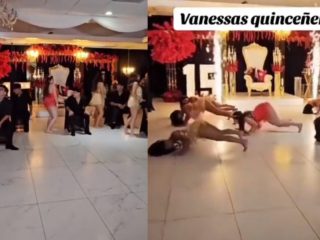 Fiesta de quince años se convierte en striptease con paso de Anitta