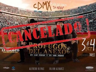 Cancelan concierto Alfredo Olivas y Julión álvarez