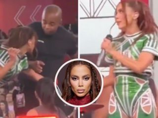 Anitta explota durante concierto y lanza micrófonos a su equipo