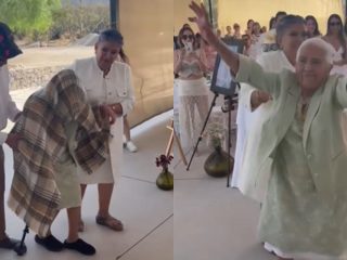 Abuela celebra sus 96 años al estilo Gloria Trevi y se vuelve viral