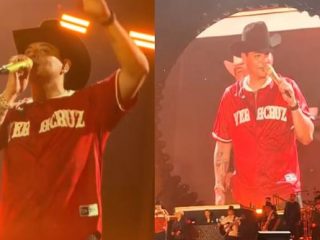 Eduin Caz, de Grupo Firme, molesto con fans al pedirle corrido
